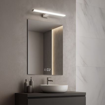 LED-belysning för badrumsspegel MIRORE LED/8W/230V 40 cm IP44 polerad krom
