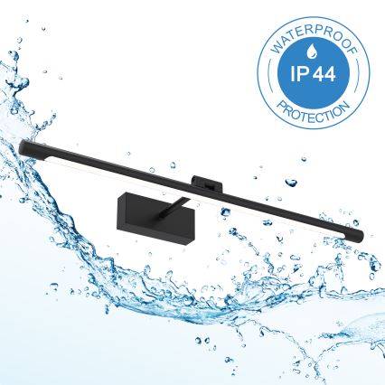 LED-belysning för badrumsspegel MIRROR LED/8W/230V 4000K IP44 60 cm svart