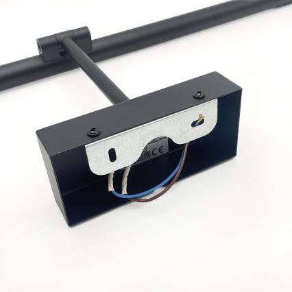 LED-belysning för badrumsspegel MIRROR LED/8W/230V 4000K IP44 60 cm svart