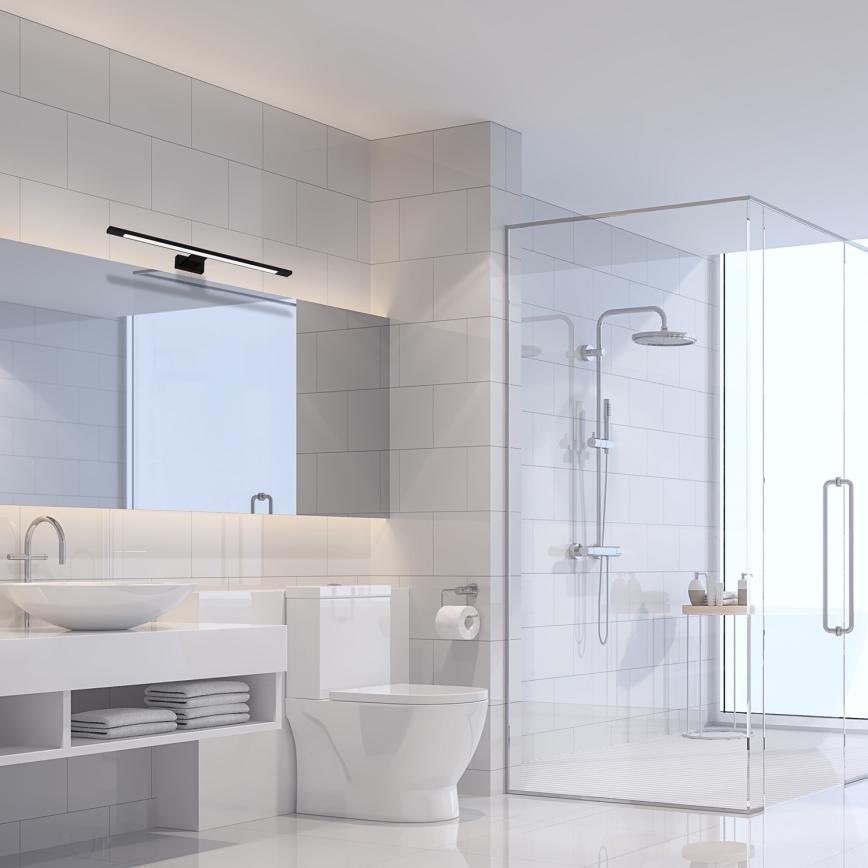 LED-belysning för badrumsspegel SHINE LED/12W/230V 60 cm IP44 svart