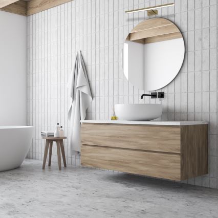 LED-belysning för badrumsspegel SHINE LED/13,8W/230V 60 cm IP44 mässing