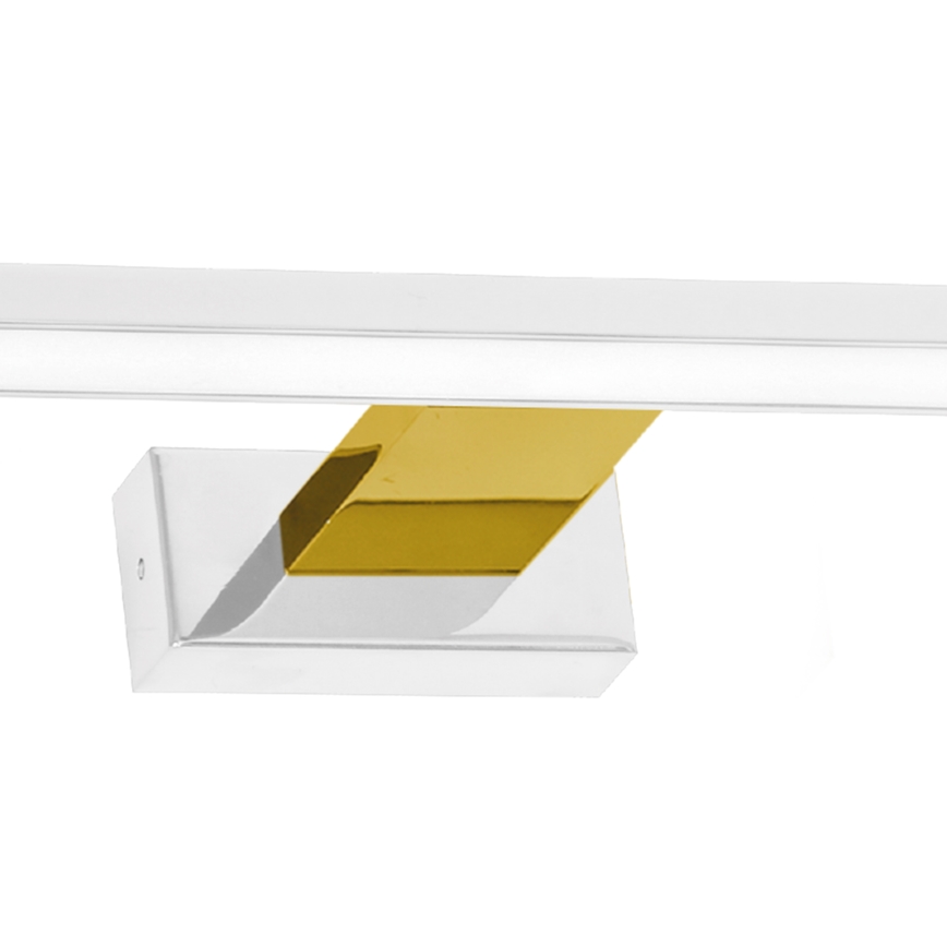 LED-belysning för badrumsspegel SHINE LED/13,8W/230V 60 cm IP44 vit/guld