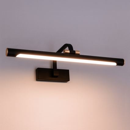 LED-belysning för badrumsspegel VINCI LED/15W/230V 60 cm IP44 svart