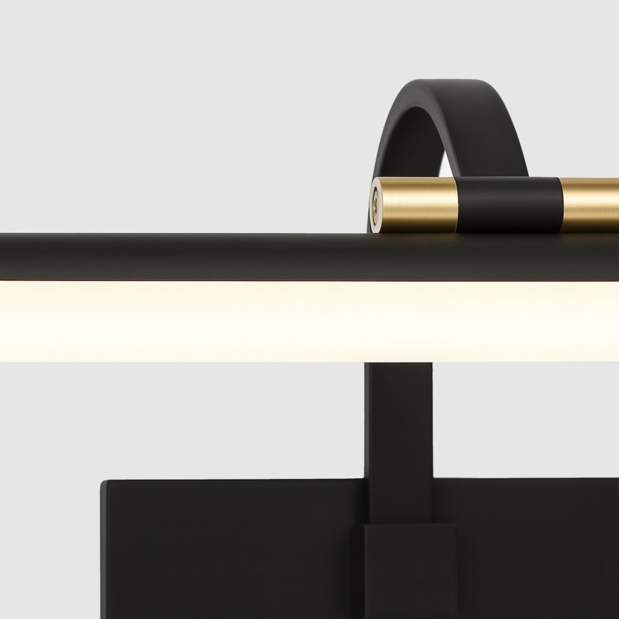 LED-belysning för badrumsspegel VINCI LED/15W/230V 60 cm IP44 svart