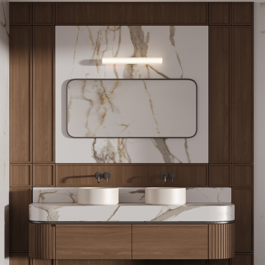 LED-belysning för badrumsspegel LINEA LED/12W/230V 3000/4000/6000K IP44 61 cm guld