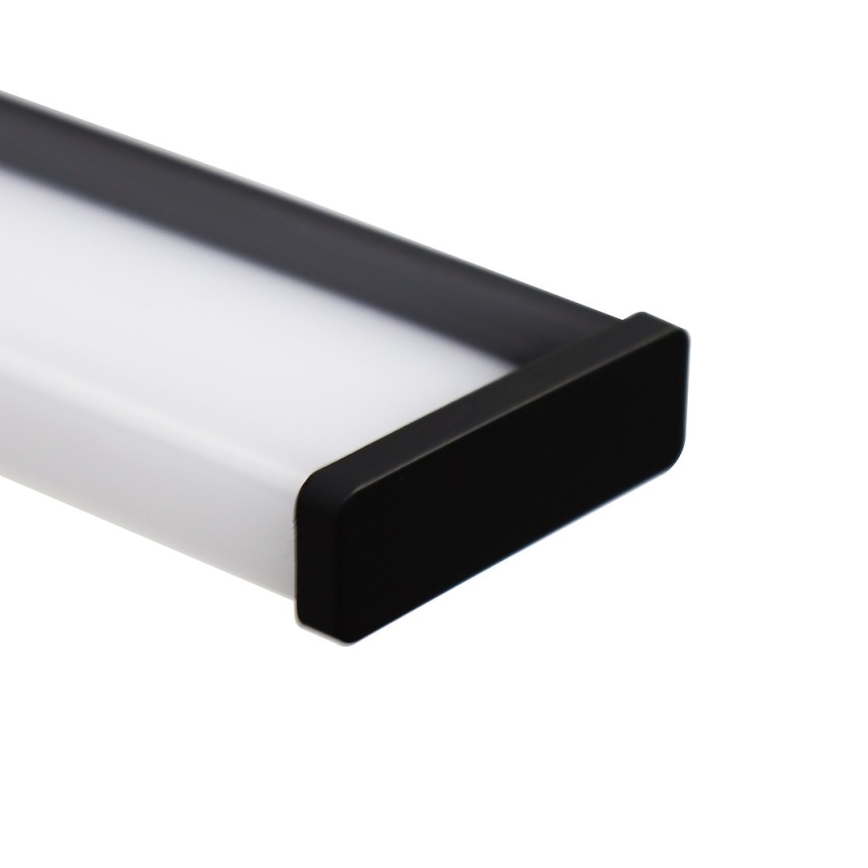 LED-belysning till badrumsspegel MIRORE LED/10W/230V 60 cm IP44 svart