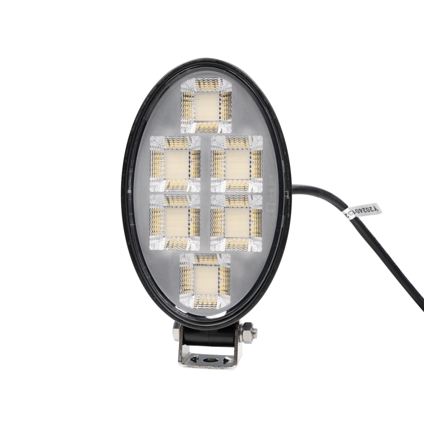 LED Bil spotlight BLACK LED/150W/10-30V IP69 5700K oval
