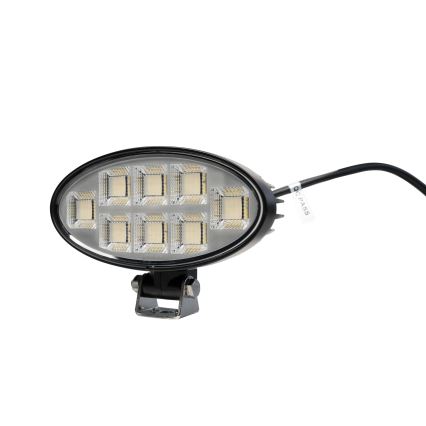 LED Bil spotlight BLACK LED/160W/10-30V IP69 5700K oval