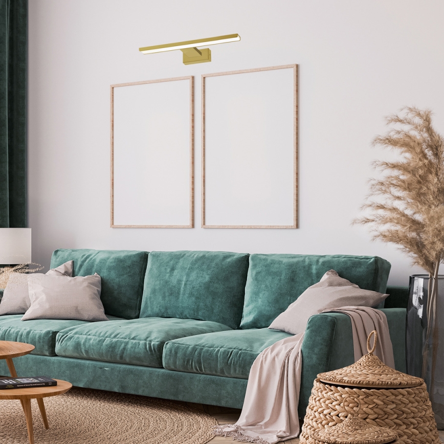 LED Panelbelysning PINTO LED/7W/230V guld