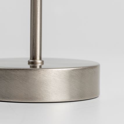 LED-bordslampa 1xE14/5W/230V grå/mattkrom