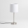 LED-bordslampa 1xE14/5W/230V vit/mattkrom