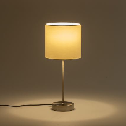 LED-bordslampa 1xE14/5W/230V vit/mattkrom