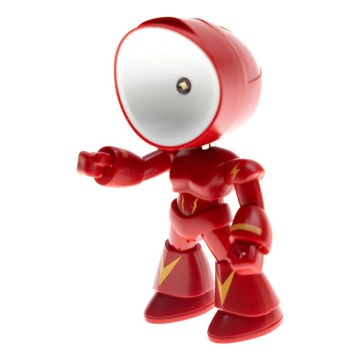 LED-bordslampa LED/0,06W/3xLR41 robot röd