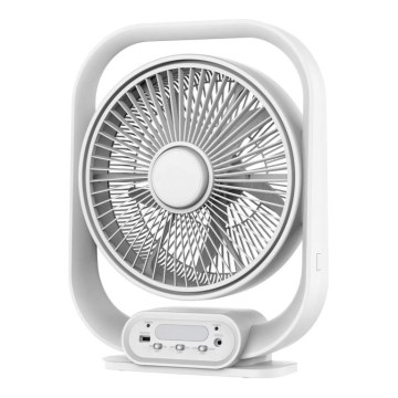 LED-bordslampa med fläkt LED/2W/230V vit
