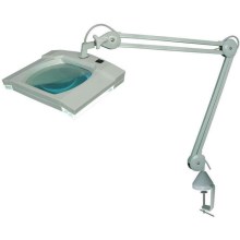 LED bordslampa med förstoringsglas  Data kontakt  klipem LED/5W/230V