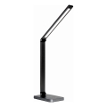 LED Bordslampa med trådlös laddare LED/10W/230V 3000/4000/4500/5000/6000K svart