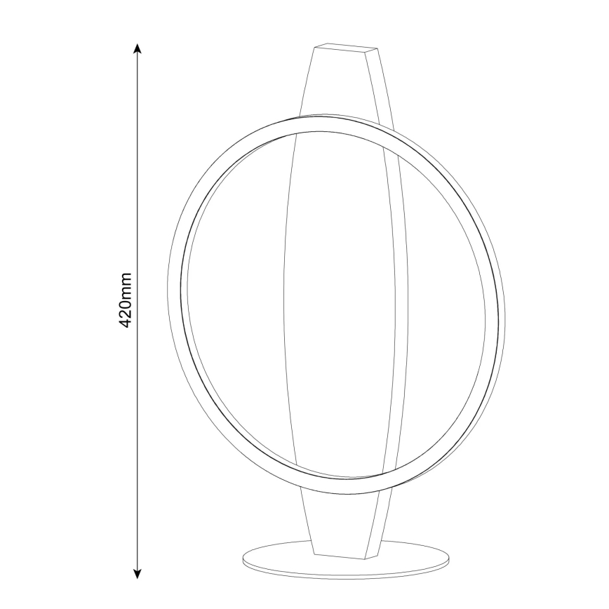 LED-bordslampa MELISA LED/10W/230V furu