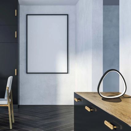 LED bordslampa PETRA LED/12W/230V 4000K svart