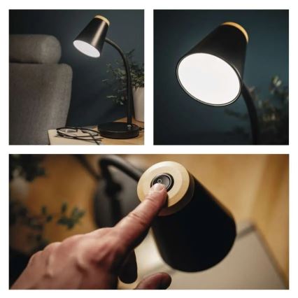 LED-bordslampa TARA LED/4,5W/230V 4000K svart