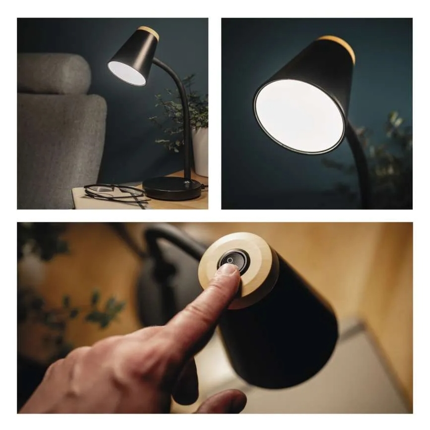 LED-bordslampa TARA LED/4,5W/230V 4000K svart