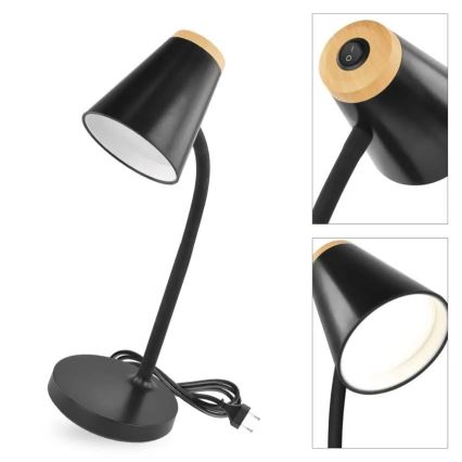 LED-bordslampa TARA LED/4,5W/230V 4000K svart