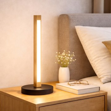 LED bordslampa VERDE LED/10W/230V 3000K ek/svart