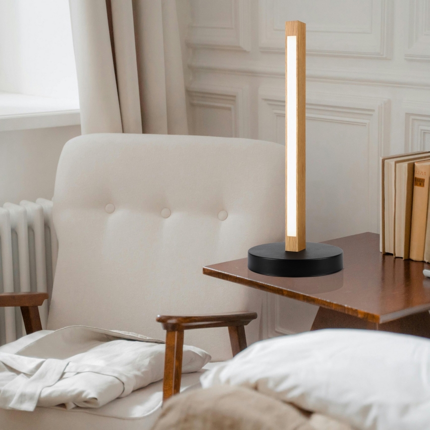 LED bordslampa VERDE LED/10W/230V 3000K ek/svart