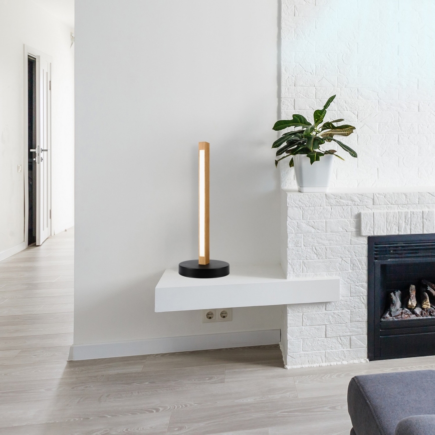 LED bordslampa VERDE LED/10W/230V 3000K ek/svart