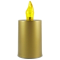 LED Candle LED/2xAA varm vit 10,8 cm guld