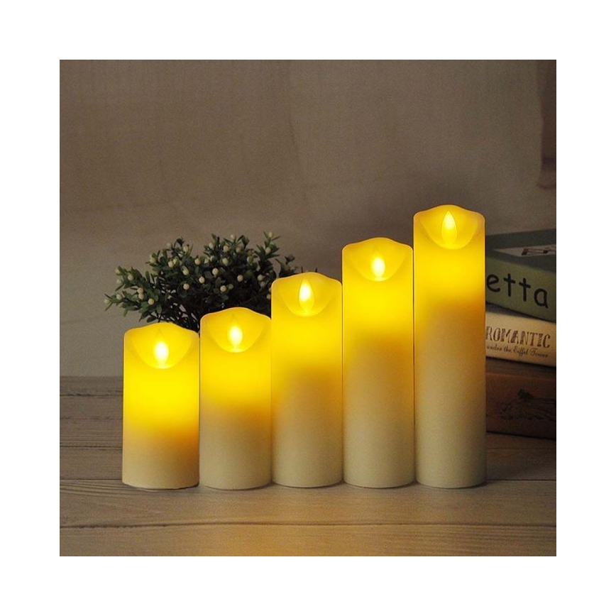 LED Candle LED/2xAA varm vit 11 cm
