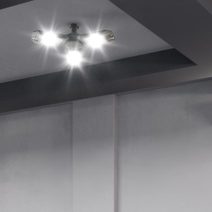 LED Ceiling strålkastare 3xE27/16,7W/230V 4000K