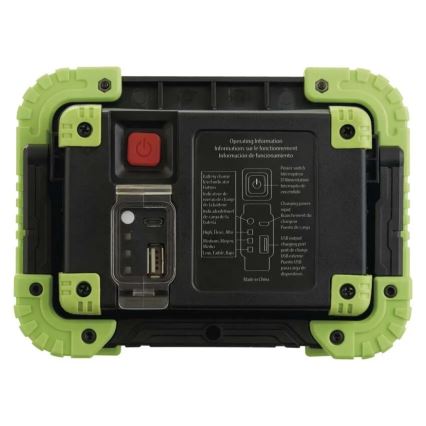 LED COB Uppladdningsbar strålkastare LED/3,7V 3000 mAh IP44