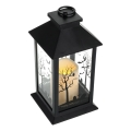 LED Dekoration HALLOWEEN LED/3xAAA/varm vit lykta