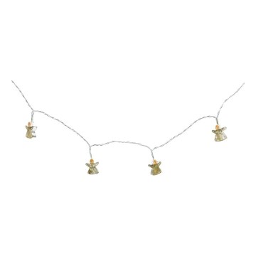 LED-dekorationsljusslinga 10xLED/2xAA 1,65m varmvit