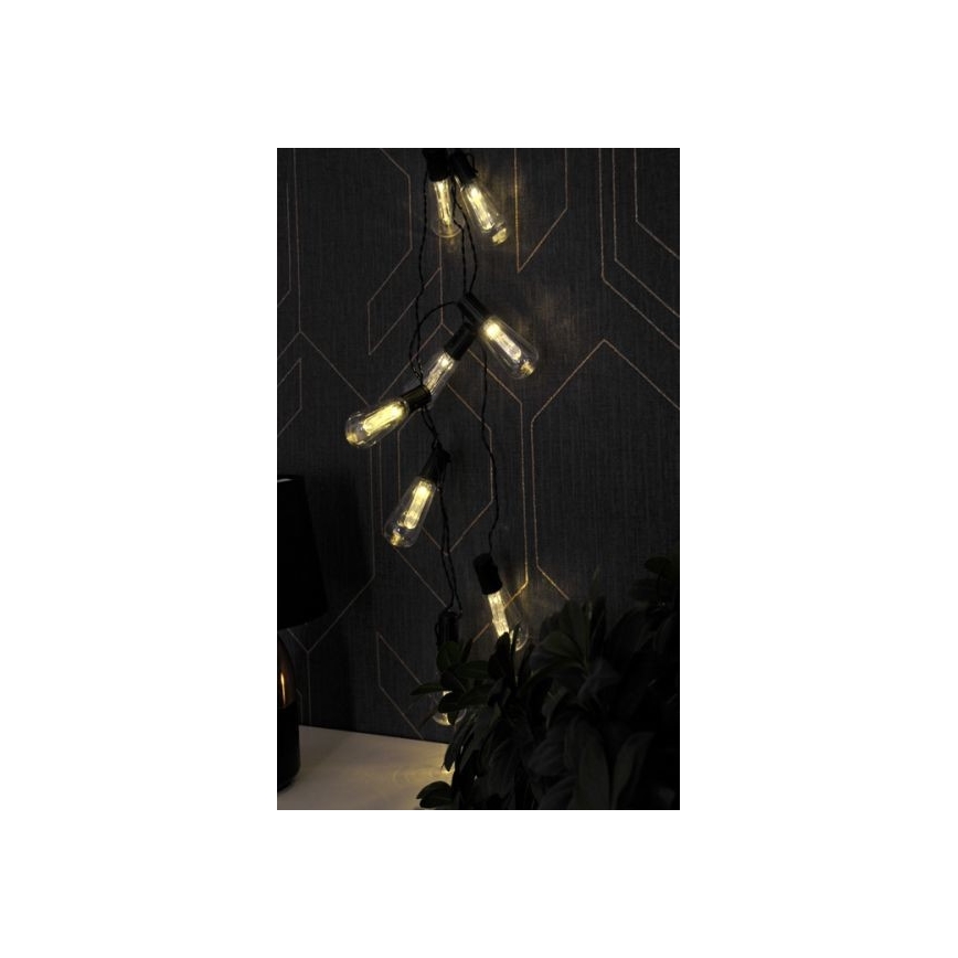 LED-dekorationsljusslinga EDISON 2,65 m 10xLED/2xAA