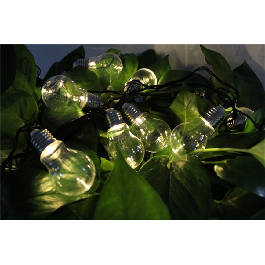 LED dekorationsslinga SMOLDER 2,1 m 10xLED/2xAA