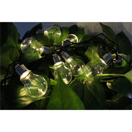 LED dekorationsslinga SMOLDER 2,1 m 10xLED/2xAA
