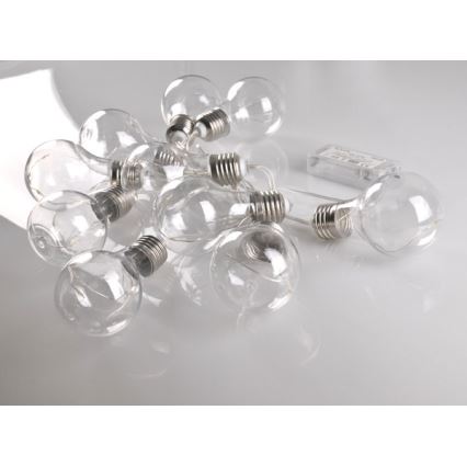 LED dekorationsslinga SMOLDER 2,1 m 10xLED/2xAA