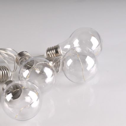 LED dekorationsslinga SMOLDER 2,1 m 10xLED/2xAA