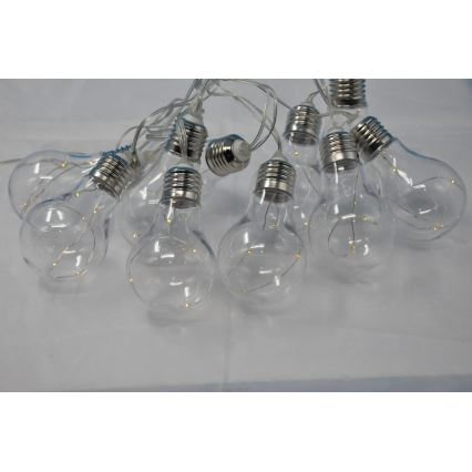 LED dekorationsslinga SMOLDER 2,1 m 10xLED/2xAA