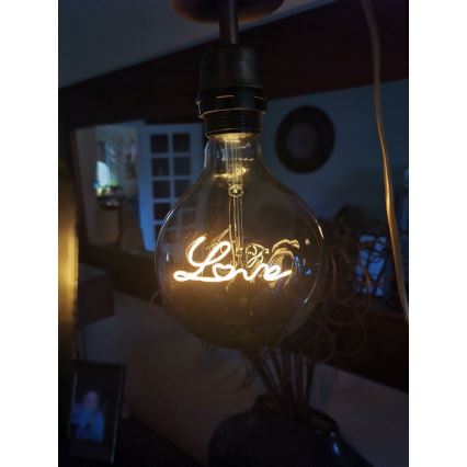 LED dekorativbelysning Glödlampa FILAMENT G125 E27/5W/230V 2200K