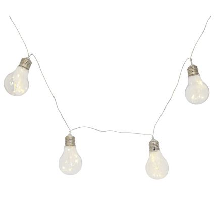 LED dekorkedja SMOLDER 2,1 m 10xLED/2xAA