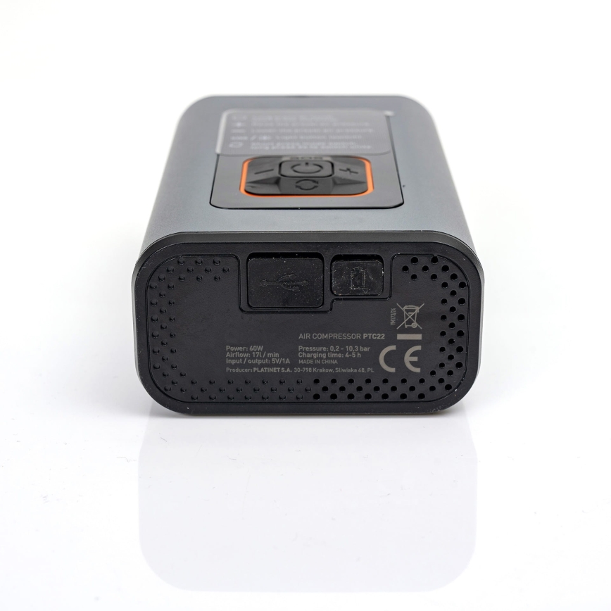 LED Digital fickkompressor 3i1 4000 mAh 5W svart