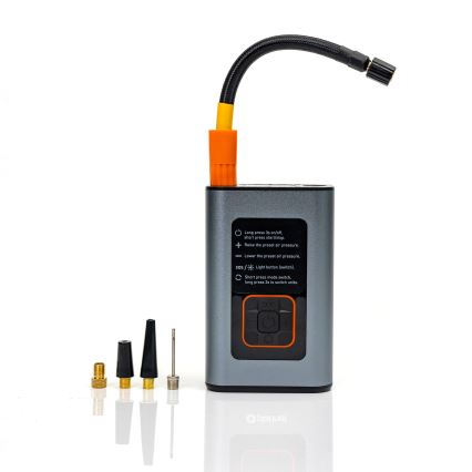 LED Digital fickkompressor 3i1 4000 mAh 5W svart