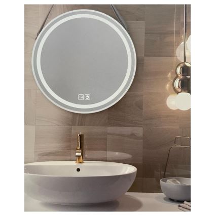 LED Dimbart badrumsspegel med uppvärmning och bakgrundsbelysning LED/20W/230V 4000K IP44
