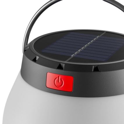 LED-dimbar bärbar uppladdningsbar solcellslampa LUMINA ORB LED/5V 800 mAh