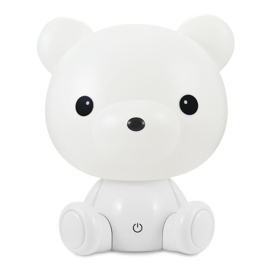 LED Dimbar Barn nattlampa 2,5W/230V teddy björn vit