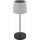 LED dimbar beröringsstyrd uppladdningsbar utomhusbordslampa LED/2W/5V IP44 1200 mAh grå