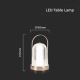 LED Dimbar uppladdningsbar touch bordslampa LED/1W/5V 3000-6000K 1800 mAh guld