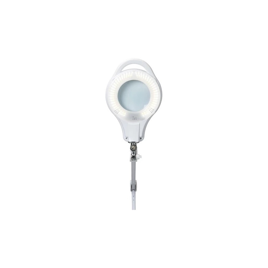 LED Dimbar bordslampa med förstoringsglas LED/10W/230V vit